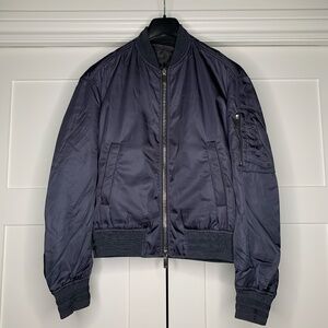 Dior Saddle Anthracite Gray Bomber Jacket